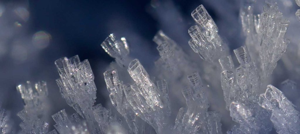 Photographie de cristaux réalisée en macrophotographie par Olivier Duchene, photographe en seine et marne.